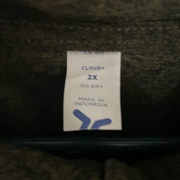 Old Navy CloudComfy Quarter Zip Pullover Go Dry Top-2X - Picture 3 of 6